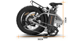 Foldable Electric Fat Tire Bike 20 Inch – Dual Disc Brakes with Fenders