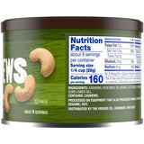 Kroger Whole Unsalted Cashews 8.5 oz
