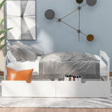 Platform Bed With 2 Drawers