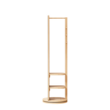 Multifunctional Full Length Mirror with Hook Storage Rack