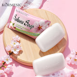 KORMESIC Cherry Blossom Soap White Machine Soap GB Quick Return  Foreign Version 1 0 0g  Special Offer