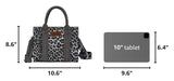 Wrangler Tote Bag for Women Designer Satchel Handbags Top-handle Purses with Strap