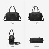 BOSTANTEN Small Crossbody Bag for Women Vegan Leather Purse | Lightweight, Top Handle, Adjustable Strap, Compact Storage for Travel Shopping Everyday