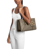 Michael Kors Women's Zadie Medium Top Zip Tote