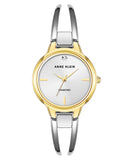 Women's Elegant Diamond Accent Watch – Stainless Steel Quartz Bracelet Watch