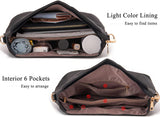 Large Crossbody Bags Ladies Shoulder Handbags Purse and Wallet Set for Women Totes Hobo Purses