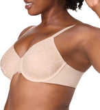 Bali Women's Underwire Bra, Breathe T-Shirt Bras for Women, Full Coverage, Padded, Most Comfortable, Cotton Modal