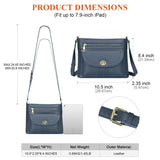 Over Earth Genuine Leather Crossbody Bags for Women Trendy Purses and Ladies Shoulder Handbags