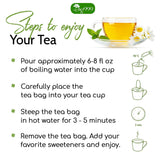 Premium 40 Thyme Leaf Tea Bags, 100% Natural & Pure, Loose Leaf Herbal Tea.