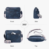 Crossbody Bags for Women Rfid Travel Crossbody Purses Leather Handbags Medium Shoulder bag with Adjustable Strap
