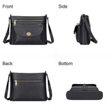 Over Earth Genuine Leather Crossbody Bags for Women Trendy Purses and Ladies Shoulder Handbags