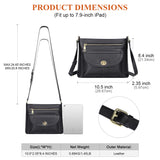 Over Earth Genuine Leather Crossbody Bags for Women Trendy Purses and Ladies Shoulder Handbags