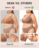 OEAK Womens Deep V Bras Wireless Comfortable Bra Supportive No Underwire Bras Tshirt Push Up Bralettes Plunge Seamless Bra