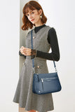 Over Earth Soft Genuine Leather Crossbody Bags for Women Medium Shoulder Purses Hobo Handbags with Multi Pockets