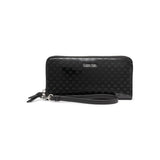 Calvin Klein Women's Key Item Saffiano Continental Zip Around Wallet With Wristlet Strap