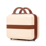 Beige 2-Piece Spinner Luggage Set with Hard Shell - Beige