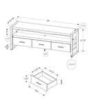 TV Stand Console Media Entertainment Center with Storage Drawers