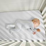 Dri-Tec Crib Sheet with Moisture Wicking - Bright White
