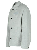 Versace Grey Wool Jacket Men
