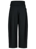 Jw Anderson Black Viscose Trousers Women