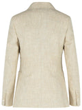 Max Mara Ivory Linen Blend Blazer Women