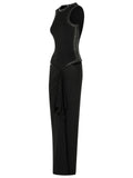 The Attico Dress In Black Acetate Blend Women