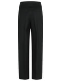 Jil Sander Black Viscose Blend Trousers Women
