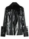 Jil Sander Black Linen Jacket Women