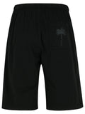 Palm Angels Black Cotton Bermuda Shorts Men