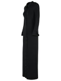 Sportmax 'Nias' Black Viscose Strech Dress Women