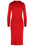 Versace 'Medusa' Red Viscose Dress Women