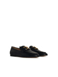 Tod's Black Leather Loafers Women