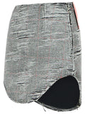 Diesel 'Ada' Grey Cotton Miniskirt Women