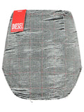 Diesel 'Ada' Grey Cotton Miniskirt Women