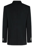 Balmain Black Virgin Wool Blazer Men