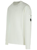 C.P. Company 'Emerized' White Cotton Sweatshirt Men