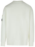 C.P. Company 'Emerized' White Cotton Sweatshirt Men