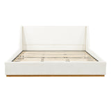 Luxury Upholstered Bed With Wings