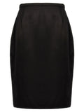 Saint Laurent Women Satin Skirt
