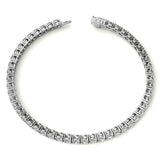 8.5 CTW Lab Grown Diamond Tennis Bracelet in 14kt White/Yellow Gold (G/VS) AGI Certified