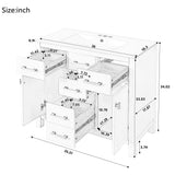 36'' Bathroom Vanity with Ceramic Sink Combo