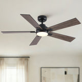 52" Matte Ceiling Fan with Light