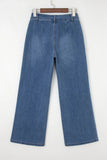 Ashleigh Blue Multi-Button High Waist Wide Leg Jeans
