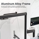 56"-60"W*72" H Semi-Frameless Double Sliding Shower Door
