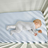 Dri-Tec Crib Sheet with Moisture Wicking Technology - Baby Blue