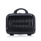ABS Spinner Wheel Luggage Set with Cosmetic Case - Black
