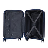 ABS Spinner Luggage Set with Combination Lock - Navy