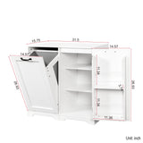 Laundry Cabinet with Doors and Adjustable Shelf
