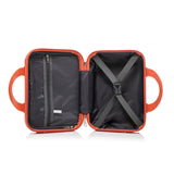 2 Pc PC Spinner Wheel Luggage Set with Lock - Gradient Blue Red