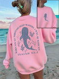 Women's Cute Kitten Graphic Sweatshirt